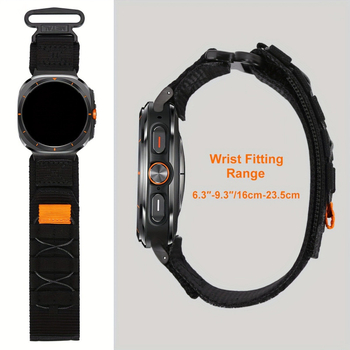 Nylon sportszíj Samsung Galaxyhoz — biztonságos illeszkedés, állítható hossz, keresztpánt, testreszabott feldolgozás, 2025 tavasza