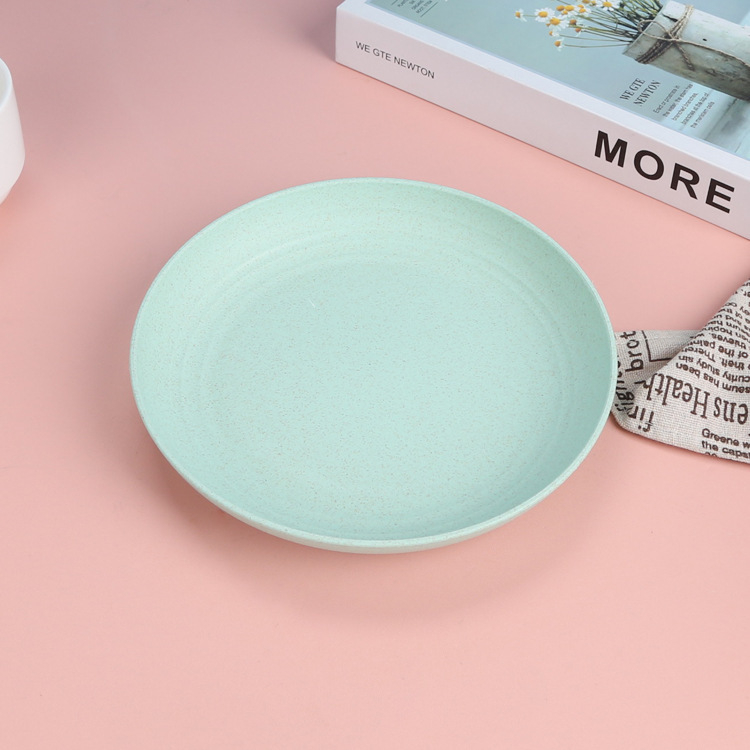 Плитка чиния, пластмасова, кръгла, едноцветен модел, подходяща за микровълнова, Le Faith.