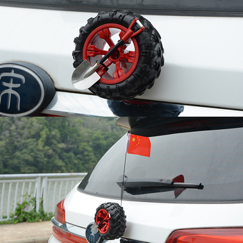 Διακοσμητικά αυτοκινήτων αυτοκόλλητα με μίνι ρεζέρβα, 3D σχέδιο, με δυνατότητα προσαρμογής, μοντέλο 887, εκτύπωση λογότυπου