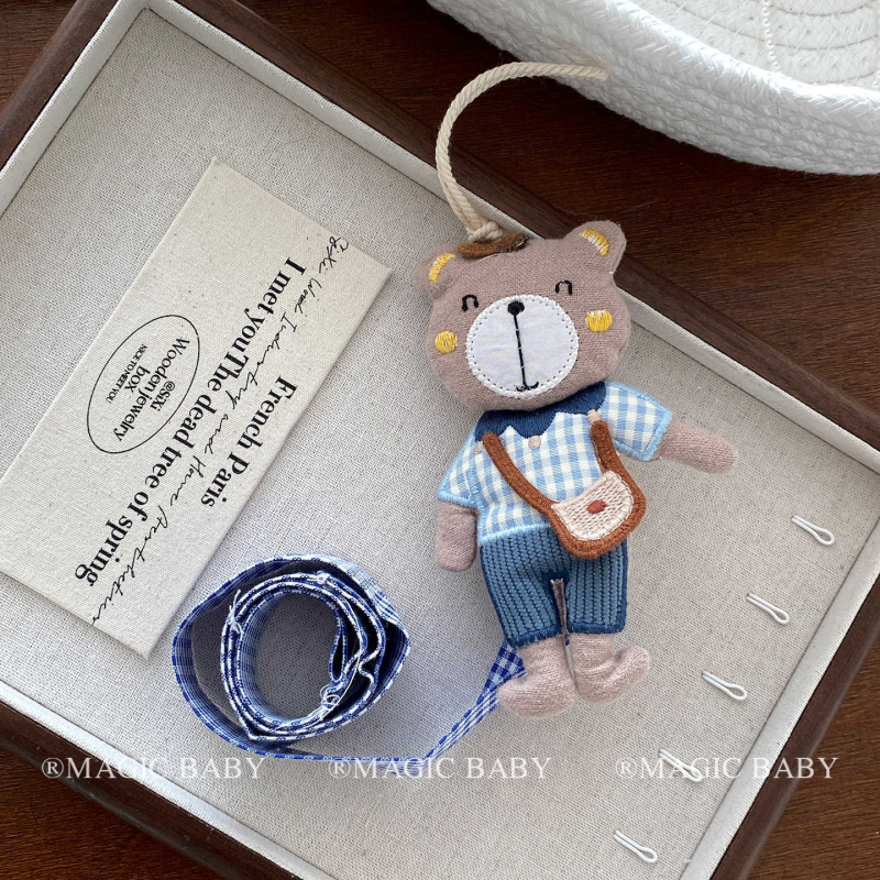 Gyerekeknek szóló hajkiegészítő szervező — falra szerelhető tároló, textil anyag, hajcsat tároló kötél, ősz 2025