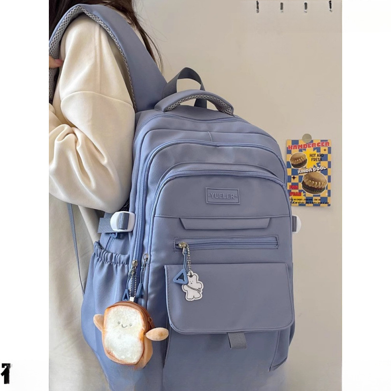 Ruksak u japanskom stilu velike kapacitete za učenike i studente, pogodan za 15-inčni laptop, jednostavan i svestran dizajn