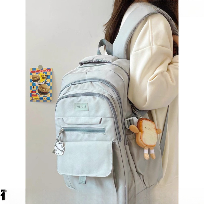 Ruksak u japanskom stilu velike kapacitete za učenike i studente, pogodan za 15-inčni laptop, jednostavan i svestran dizajn