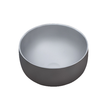 Rozsdamentes acélból készült tál titán tisztítás felülettel, kültéri stílus, kerek formájú, mikrohullámú sütő nem használható