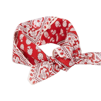 Pamut négyzetkendő, 100% pamut, nyomtatott, 2025 tavasza