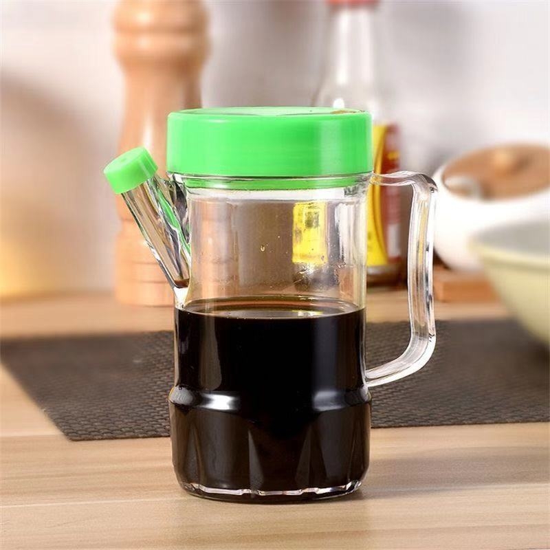 Πλαστικό μπουκάλι για σόγια με παχύτερο σχεδιασμό, διαφανές, αντιδιαρροϊκό, κατάλληλο για ξενοδοχεία και εστιατόρια