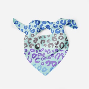 Személyre szabott logóval ellátott poliészter négyszögletes sál, nyomtatott mintával, warp-knitted anyag, nőknek