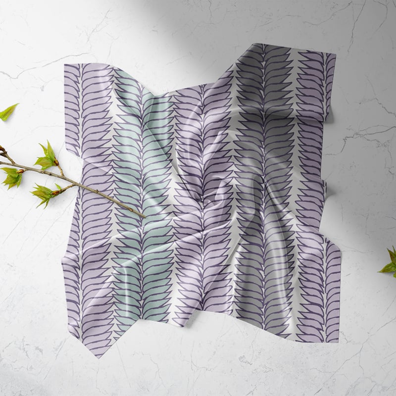 Személyre szabott logóval ellátott poliészter négyszögletes sál, nyomtatott mintával, warp-knitted anyag, nőknek