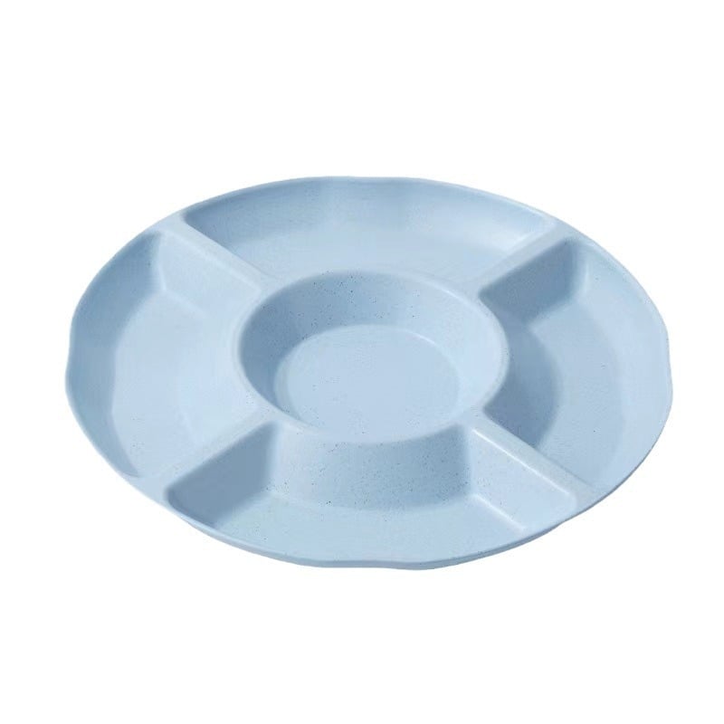 Десертно плато за сервиране (пластмасово; кръгло; модел: еднообразен; модерен минималистичен стил; възможност за печат на лого)