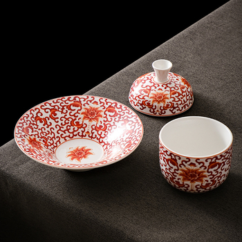 Keramiska vienporciju zupas un sautējuma trauku komplekts, viesnīcas stila trauku komplekts privātajām zālēm restorānā; Materiāls: augstas temperatūras keramika; preces kods Jinxiu