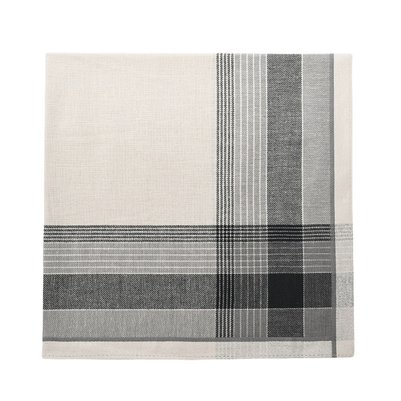 Yan su xing 3 броя памучни носни кърпички с лого, 19,5 g всяка