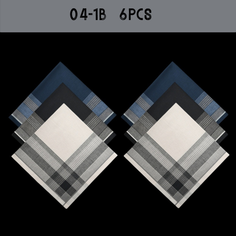 Yan su xing 3 броя памучни носни кърпички с лого, 19,5 g всяка