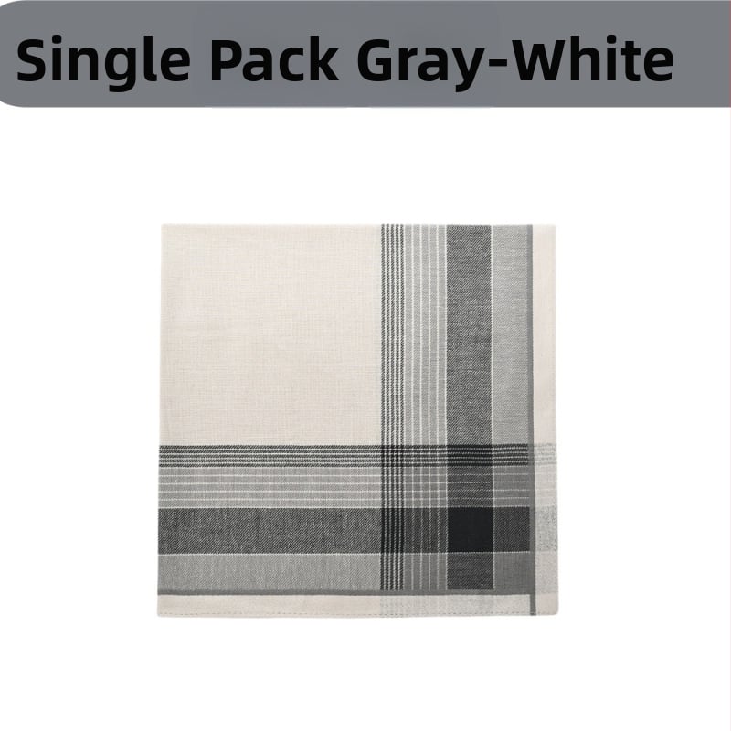 Yan su xing 3 броя памучни носни кърпички с лого, 19,5 g всяка