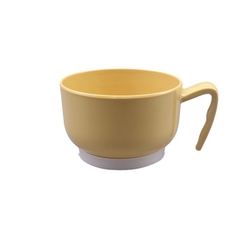 Bol rotund din melamină, culoare solidă, compatibil cu microundele, personalizabil, destinat îngrijirii persoanelor în vârstă