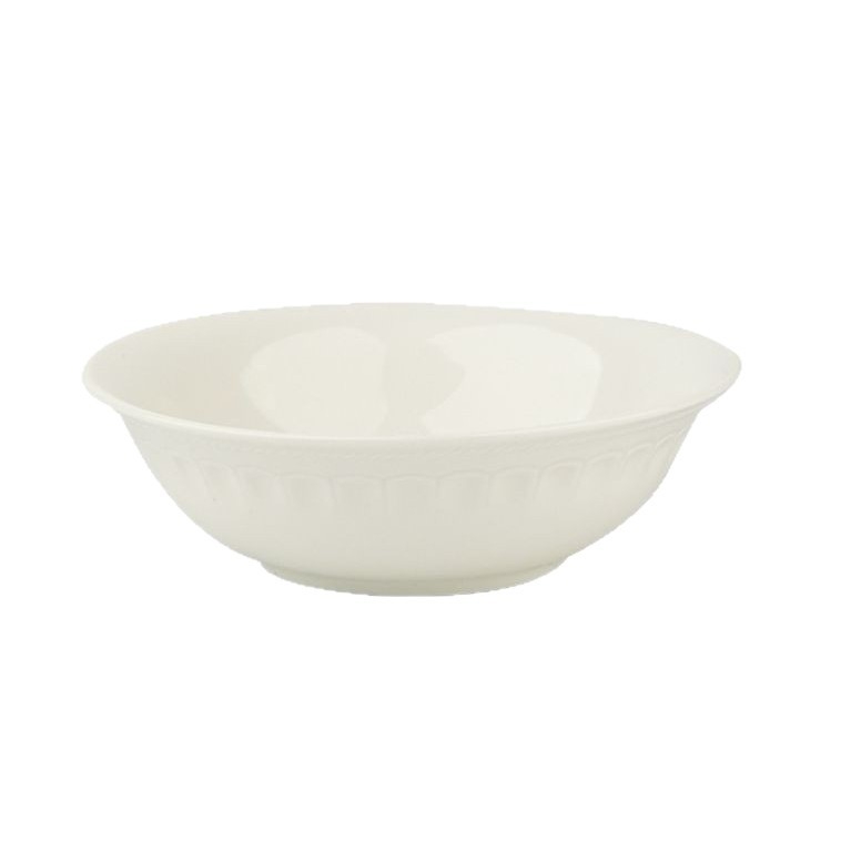 Vas porțelan cu relief, stil retro ușor luxos, potrivit pentru microunde, suprafață cu culoare sub glazură