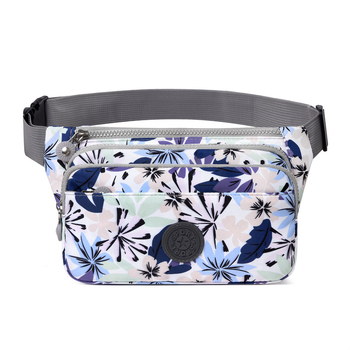 Geantă talie pentru bărbați – țesătură Oxford, model cu dungi, căptușeală poliester, ultraușoară și rezistentă pentru călătorii relaxante