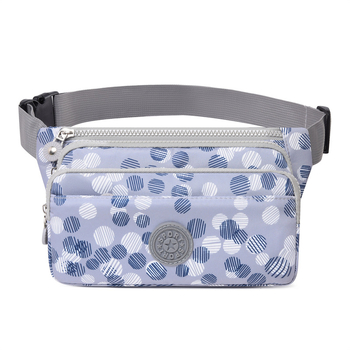 Geantă talie pentru bărbați – țesătură Oxford, model cu dungi, căptușeală poliester, ultraușoară și rezistentă pentru călătorii relaxante