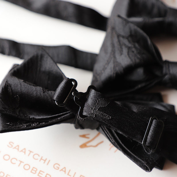 Papion cu model monocrom, poliester, lățime obișnuită, cap plat, versiune coreeană