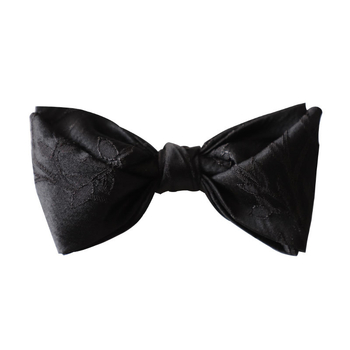 Papion cu model monocrom, poliester, lățime obișnuită, cap plat, versiune coreeană