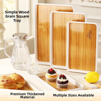 Paletės serijos patiekalų padėklas, šiuolaikiškas minimalistinis stilius, PP medžiaga, logotipo pritaikymas, tinka arbatoms, kavoms ir vaisiams