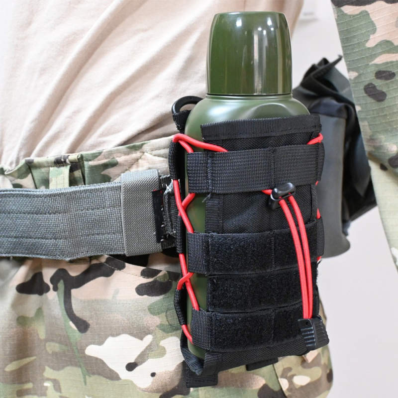 Gențiță din nylon pentru apă, talie tactică cu extindere, opțiune crossbody, buzunar Walkie-Talkie și trusă medicală, ușoară 130 g