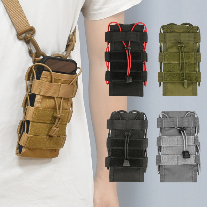 Gențiță din nylon pentru apă, talie tactică cu extindere, opțiune crossbody, buzunar Walkie-Talkie și trusă medicală, ușoară 130 g