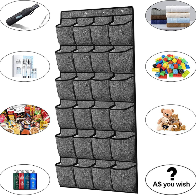 24 джобна висяща чанта за съхранение, от нетъкан текстил, модел BE-GD004-3, мултифункционална