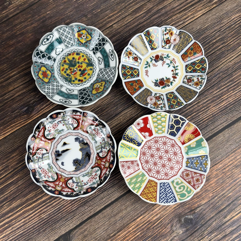 Порцеланова японска чиния за подправки и сосове, кръгла форма, за сашими, микровълнова безопасна, подходяща за подарък и персонализирано лого