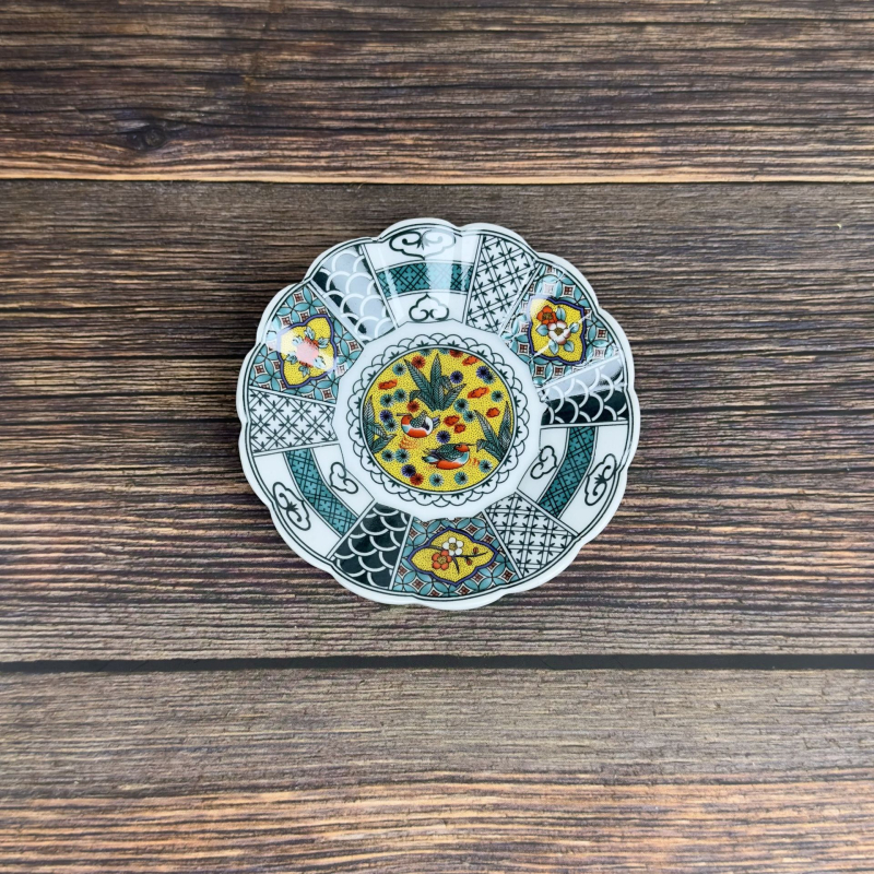 Порцеланова японска чиния за подправки и сосове, кръгла форма, за сашими, микровълнова безопасна, подходяща за подарък и персонализирано лого