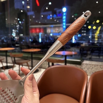 Skimmer pentru tăiței și găluște – oțel inoxidabil 304 – design îngroșat și lărgit – stil modern