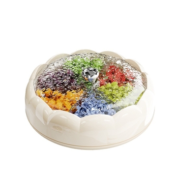 Abxtao Platou de fructe din plastic, stil crem, lansat iarna 2024.