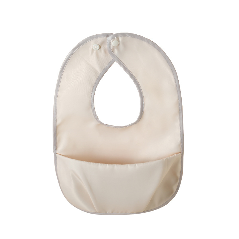 Bavetă pentru copii - impermeabilă din poliester, unicoloră, pentru copii