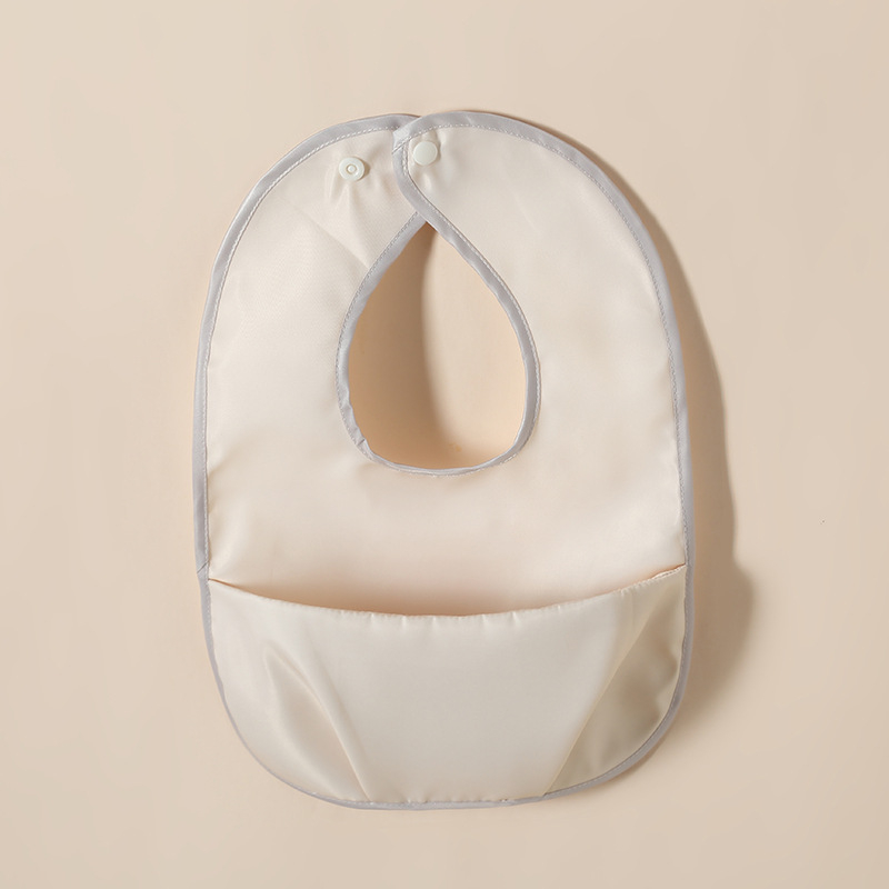 Bavetă pentru copii - impermeabilă din poliester, unicoloră, pentru copii