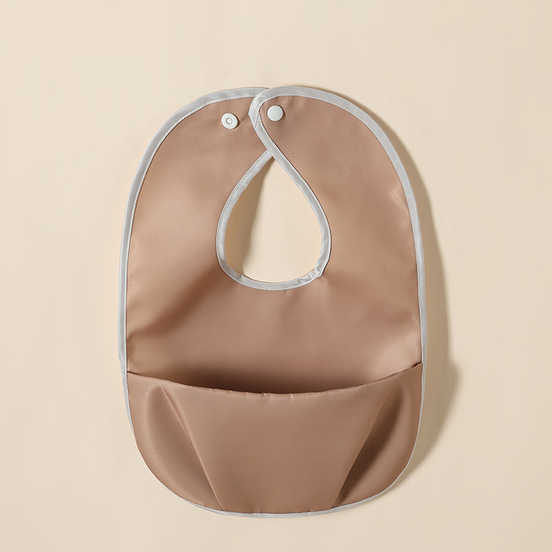 Bavetă pentru copii - impermeabilă din poliester, unicoloră, pentru copii