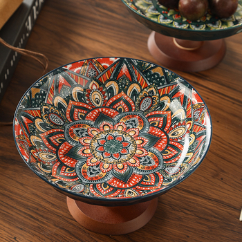 Tanjur za voće – porcelan, boemski stil, luksuzan retro dizajn, izlazak 2024