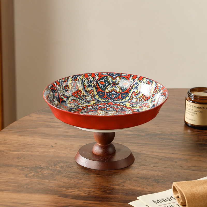 Tanjur za voće – porcelan, boemski stil, luksuzan retro dizajn, izlazak 2024