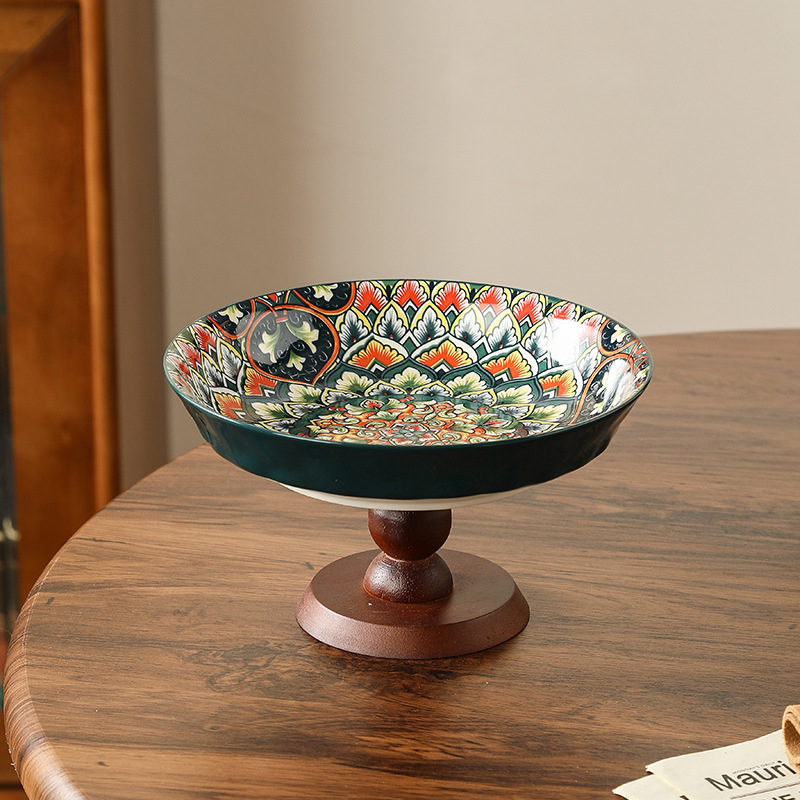 Tanjur za voće – porcelan, boemski stil, luksuzan retro dizajn, izlazak 2024