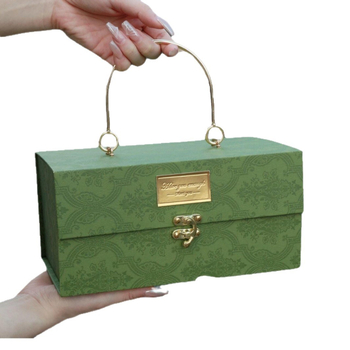 Vintage violetinė dovanų dėžutė iš Yq — auksinė folija, specialus popierius, dėžučių tipai: demonstracinė, su langu, Dangus ir Žemė