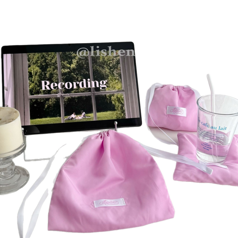 Найлонова торбичка с връзка – кубична, преносим органайзер за козметика