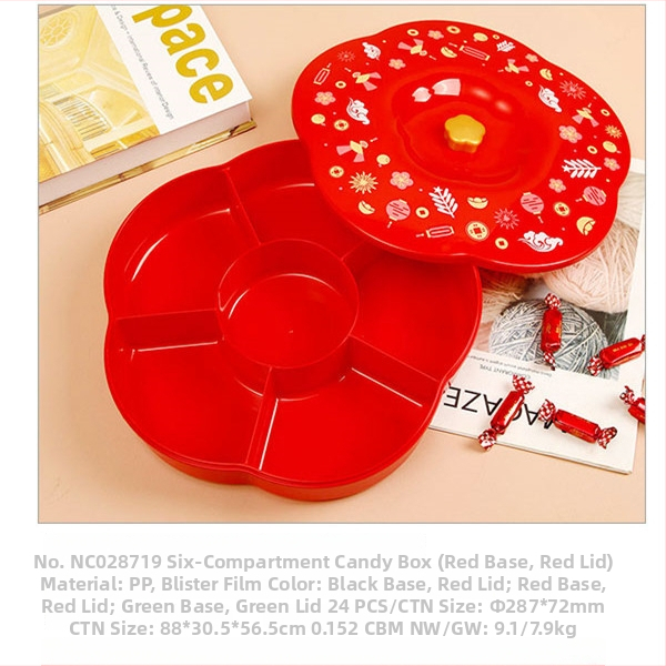 Pladanj za voće s poklopcem i podijeljenim pretincima (Plastika; Brand: HOUSEDA)