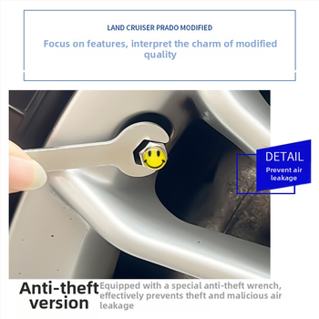 Bezdušový kryt ventilov pre Audi s veľkou jadrovou dutinou a talianskym závitom, kompatibilné s A4L, Q5L, A6L, A5, Q7, Q3, A7, A3