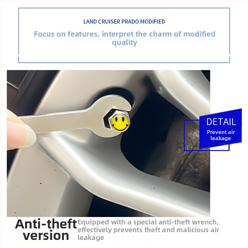 Bezdušový kryt ventilov pre Audi s veľkou jadrovou dutinou a talianskym závitom, kompatibilné s A4L, Q5L, A6L, A5, Q7, Q3, A7, A3