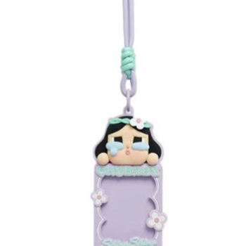 Držač kartice kampusa i studentske kartice s dizajnom Bubble Mart Crybaby | Silikon zaštita za kartice, otpornost na pad, japansko-korejski stil, sve-u-jednom obliku