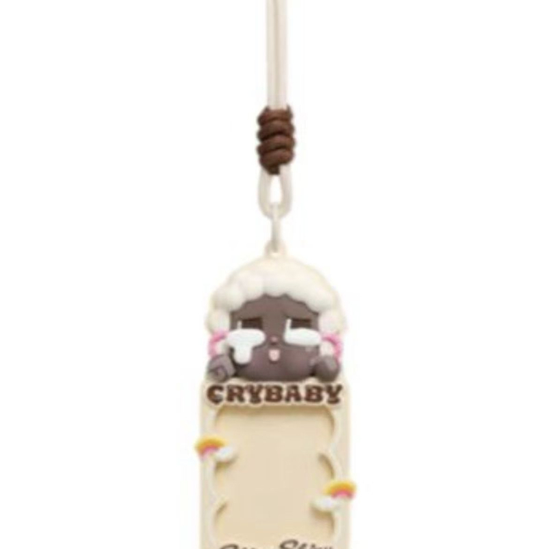 Držač kartice kampusa i studentske kartice s dizajnom Bubble Mart Crybaby | Silikon zaštita za kartice, otpornost na pad, japansko-korejski stil, sve-u-jednom obliku