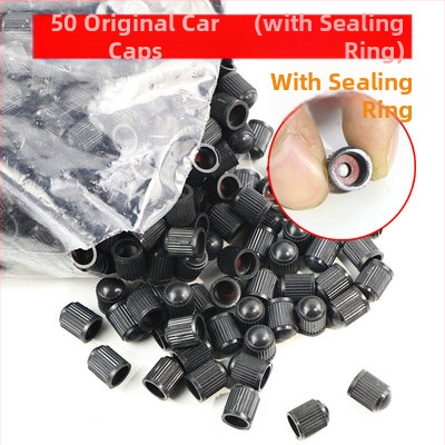 Capă de valvă pentru pneu din plastic, cu garnitură etanșă, design îngroșat, universal pentru autoturisme, motociclete și vehicule electrice