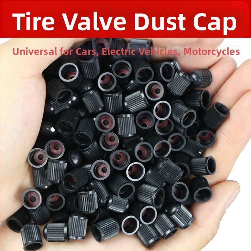 Capă de valvă pentru pneu din plastic, cu garnitură etanșă, design îngroșat, universal pentru autoturisme, motociclete și vehicule electrice