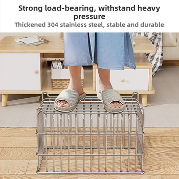 Дренажна кошница от 304 неръждаема стомана за кухня – настолно съхранение на плодове, зеленчуци и козметика