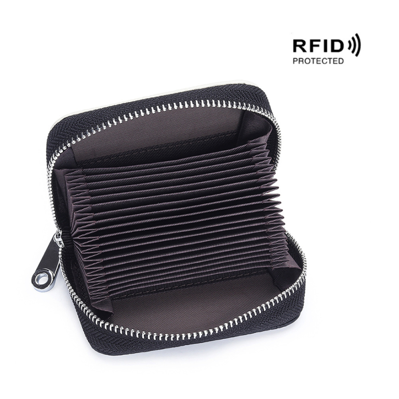 Valódi bőrből készült kártyatartó, első réteg tehénbőrből, rövid stílus, 18 kártyahellyel, uniszex