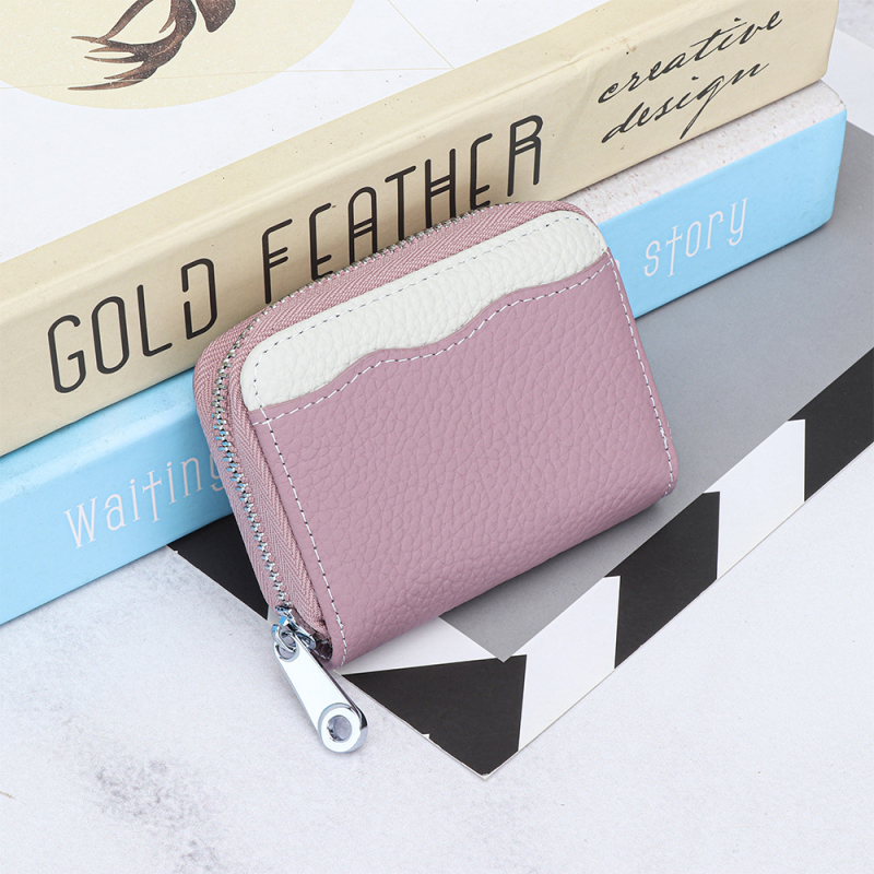 Valódi bőrből készült kártyatartó, első réteg tehénbőrből, rövid stílus, 18 kártyahellyel, uniszex