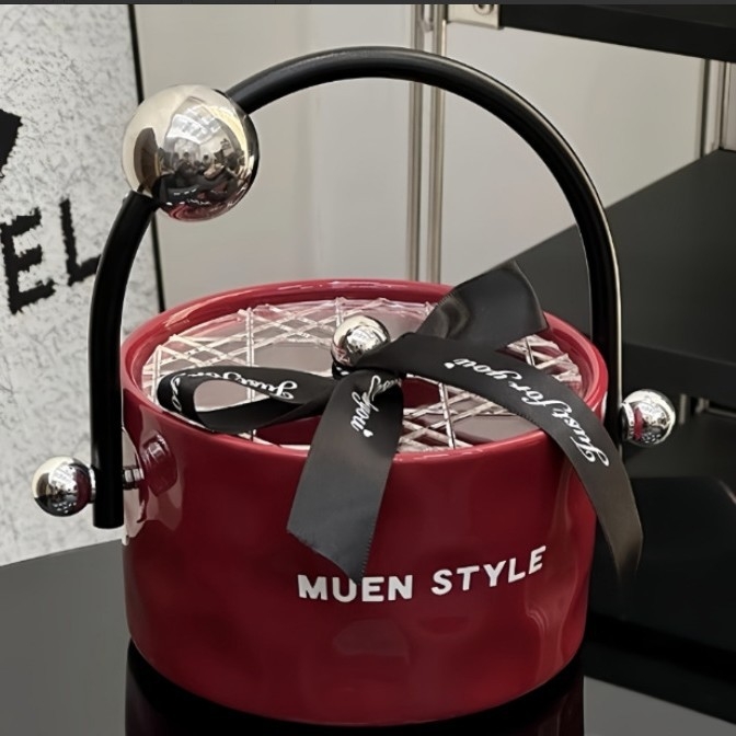 Mu en porcelán gyümölcstál, könnyed luxus retro stílus, 2024-es piacra kerülés, első osztályú minőség