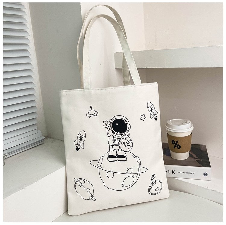 Manwen Tote táska Oxford anyagból, függőleges négyzetes forma, cipzáras nyitás